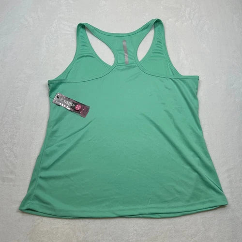 GALAXY BY HARVIC TANK TOP WOMENS ACTIVEWEAR WICKING - SIZE: XL - MINT GREEN - Brand New