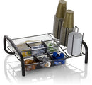 Officemate BreakCentral Multi Breakroom Organizer, Pod Holder, Black - 28002 - Brand New