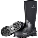 Dark Lightning Rubber Boots Waterproof Muck Rain with Steel Shank, Size 11 - Brand New
