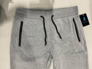 BLUE ICE UNISEX FLEECE JOGGER WITH WATERPROOF ZIP POCKETS - LARGE - HEATHER GRAY - Brand New
