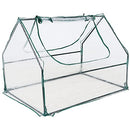 Sunnydaze Outdoor Portable Mini Greenhouse Tent - Clear - 4' x 3' - Like New