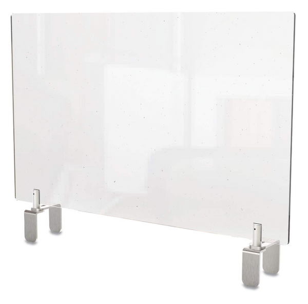 GHENT CLEAR PARTITION EXTENDER ATTACHED CLAMP 29 X 3.88 X 18 THERMOPLASTIC - Brand New