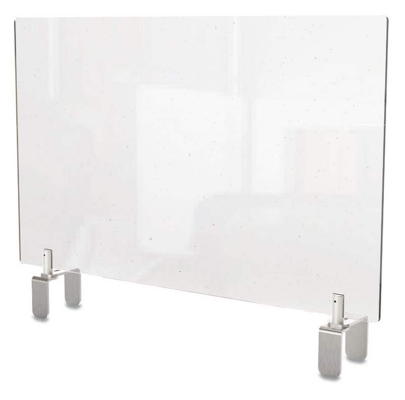 GHENT CLEAR PARTITION EXTENDER ATTACHED CLAMP 29 X 3.88 X 18 THERMOPLASTIC - Brand New