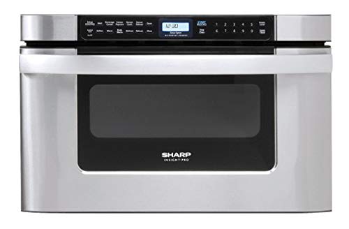 SHARP KB6524PSYE 24" MICROWAVE DRAWER OVEN 1.2 CU. FT. - STAINLESS STEEL Like New