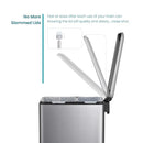 HOME ZONE LIVING Home Zone Living 13 Gallon Trash Can Stainless Steel - Silver - Like New