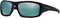 Oakley Men's OO9236 Valve Rectangular -POLISHED BLACK Frame, DEEP BLUE POLARIZED Like New