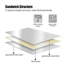Mobile Whiteboard Double Sided Dry Erase Board Aluminum Frame B07FNCDB39 - Brand New