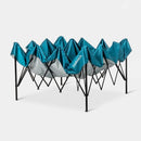 EMBARK 10'X10' RIVETED FRAME CANOPY PORTABLE UV-RESISTANT SHELTER - DARK TEAL - Like New