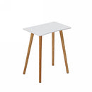 Simple Design Table High Table White - B09FDNZQJM - Brand New