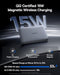 BASEUS PICOGO MAGSAFE PORTABLE CHARGER 0.5" ULTRA QI2 15W WIRELESS - SPACE GRAY - Like New