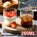 MFUZHAGN2024 COFFEE MUGS 260ML TRANSPARENT GLASS WATER CUP (1 PACK) - Like New