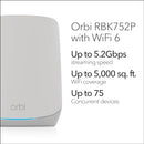 NETGEAR ORBI WHOLE HOME TRI-BAND WIFI 6 MESH NETWORK SYSTEM 1 SATELLITE EXTENDER - Like New
