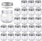 Betrome 8 oz Mason Jars, 24 Pack 240ml Glass Canning Jars, - Scratch & Dent