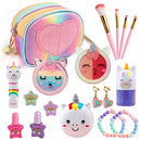 Girls Makeup Kit MerryXGift Real Makeup Sets with Purse Unicorn Makeup Toy - Brand New
