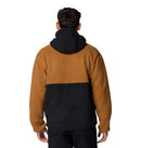 COLUMBIA MEN'S BACKBOWL II REMASTERED FULL ZIP HOODIE SIZE M CAMEL BROWN/BLACK - Brand New