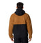 COLUMBIA MEN'S BACKBOWL II REMASTERED FULL ZIP HOODIE SIZE M CAMEL BROWN/BLACK - Brand New