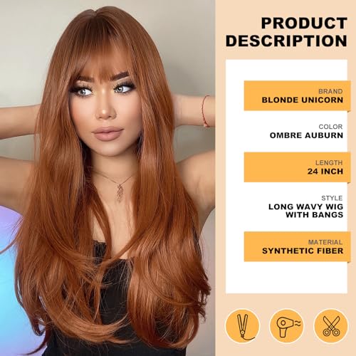 Layered Length Wig - Auburn -01 - Like New