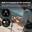 WALKERFIT OUTDOOR SMART WATCH MEN 1.43" AMOLED 5ATM WATERPROOF 170+ MODES BLACK - Like New