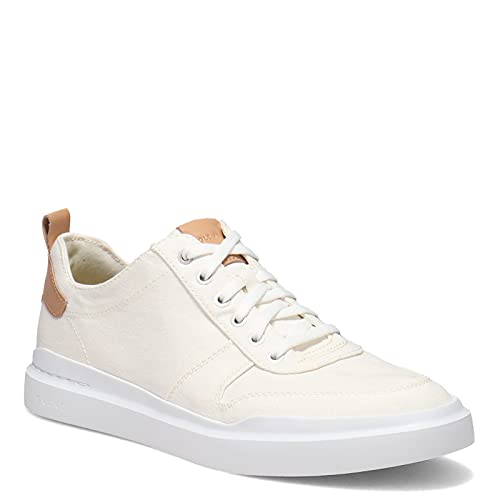 C34713 COLE HAAN MEN'S GRANDPRØ RALLY CANVAS COURT SNEAKERS IVORY/NATURAL 11 - Like New