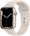 For Parts: APPLE WATCH SERIES 7 GPS 45mm STARLIGHT ALUM MKN63LL/A CRACKED SCREEN