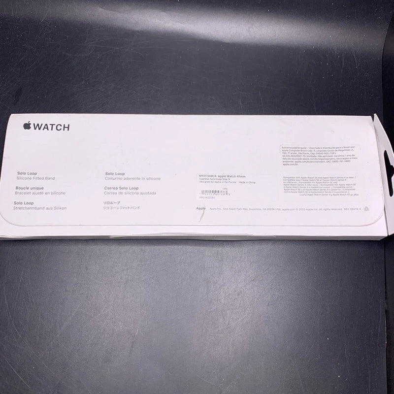 APPLE AUTHENTIC APPLE WATCH CYPRESS SOLO LOOP SIZE 5 (41MM) - CYPRESS - Like New