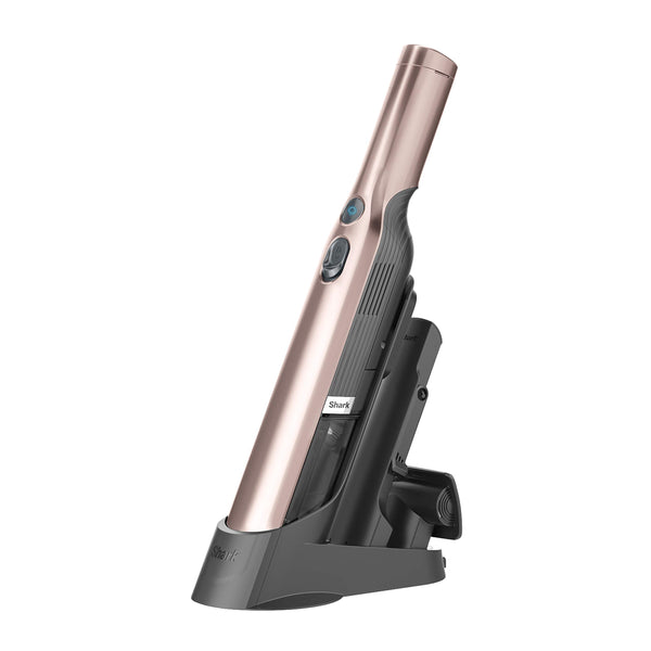 SHARK QV201 WANDVAC HANDHELD VACUUM AND CHARGING DOCK, ROSE GOLD (QV201RG) - Like New