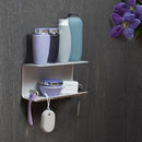 NEBIA DOUBLE SHELF FOR ALL SHOWER ESSENTIALS - NICKEL - Like New