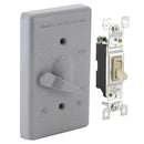 BELL HUBBELL 5121-0 TOGGLE SINGLE POLE 125V, 15A SWITCH, 1-GANG - GRAY - Brand New