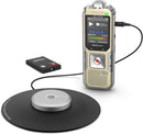 Philips Voice Tracer Meeting Recorder Wireless Remote Control - Silver/Gold Like New