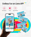 Liene 2x3” Photo Printer, Mini Instant Portable Color Mono Picture Printer - Like New