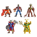 HASBRO MARVEL SUPER HERO MASHERS THOR AND GUARDIANS OF THE GALAXY PACK MULTI - Like New