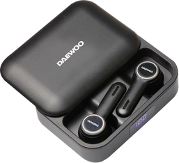 DAEWOO WIRELESS BLUETOOTH EARBUDS DE-WE-1848 - BLACK - Like New