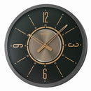SEIKO QXA759KLH Office Wall Clock, Black, 20 Inch - Brand New