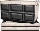 CleverMade 62L Collapsible Storage Bins 3 Pack NO LID 8031844-9133PK - TAN Like New