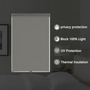 AOSKY Roller Window Shades Blinds Shading Window Cordless W40xL72 Pure White - Brand New