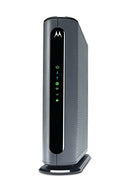 MOTOROLA MG7700 MODEM WIFI ROUTER COMBO WITH POWER BOOST DOCSIS 3.0 - GRAY Like New