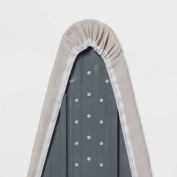 BRIGHTROOM STANDARD IRONING BOARD METAL WITH CREAMY CHAI COVER - WHITE - Like New