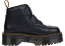 27642001 WOMEN'S DEVON FLOWER ANKLE BOOT BLACK MILLED NAPPA SIZE 6 - Like New
