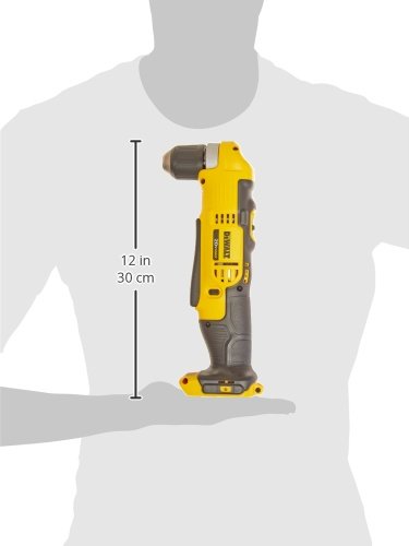 DEWALT 20-VOLT MAX LI-ION RIGHT ANGLE DRILL TOOL ONLY - YELLOW/BLACK - Like New