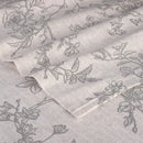 KATHY IRELAND HOME 100% TURKISH COTTON FLANNEL KING SHEET SET - GRAY TOILE - Like New