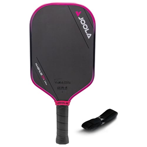 JOOLA 3S PICKLEBALL PADDLES RAW CARBON FIBER SURFACE BEN JOHNS MAGNUS 14 MM - Like New
