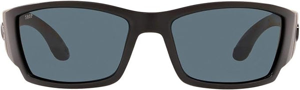 COSTA DEL MAR Corbina Sunglasses 06S9057 - GRAY MIRRORED POLARIZED 580P/BLACKOUT Like New