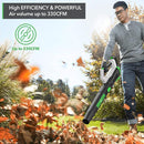 Aiper Smart Cordless Lightweight Leaf Blower 2x 1.5Ah Battery Kit - Black/Green - Like New