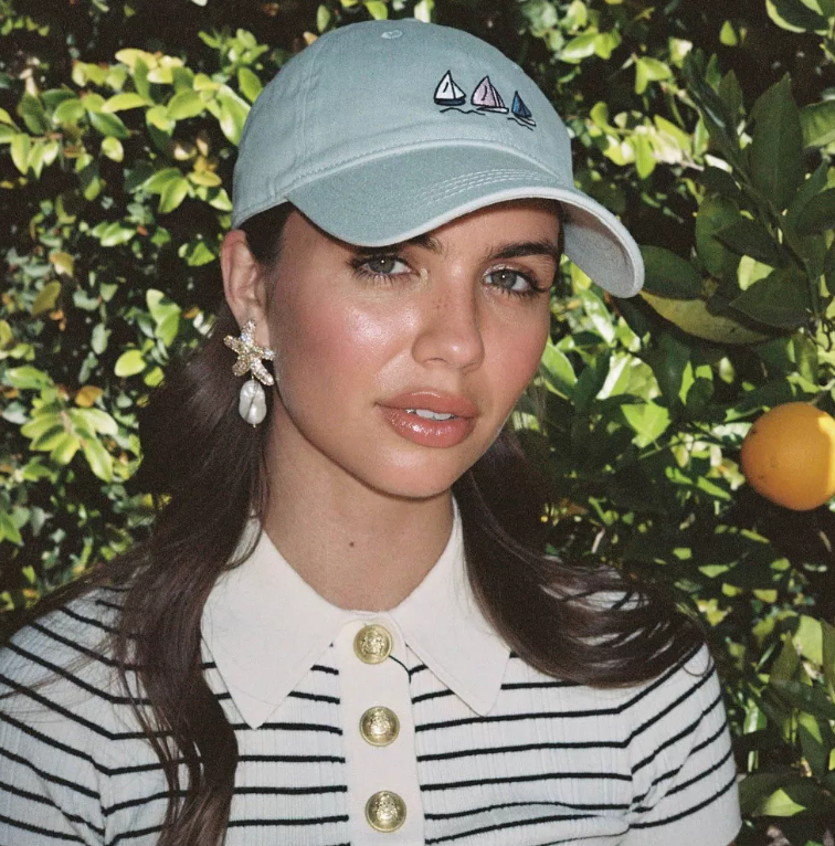 Sail Boats Hat Frasier Sterling Mint: Adjustable Cotton Baseball Cap - One Size - Brand New