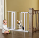 BABYBOND 27-43" EASY INSTALL BABY GATE FOR STAIRS, EXTRA WIDE - - Scratch & Dent