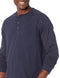 AMAZON ESSENTIALS HENLEY SLEEVE SHIRT REGULAR MENS HENLEY NAVY M - Brand New