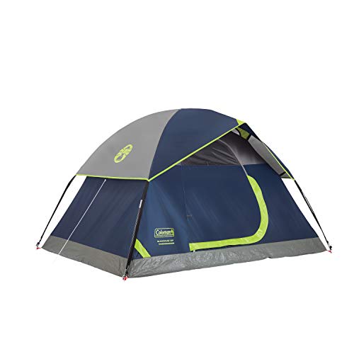 COLEMAN 2-PERSON SUNDOME DOME CAMPING TENT NAVY - Like New