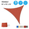 ASTEROUTDOOR SUN SHADE SAIL TRIANGLE 16' X 16' X 16' UV BLOCK CANOPY - TERRA - Like New