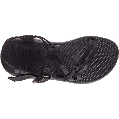 J107248 CHACO WOMEN'S ZX/1 CLOUD OUTDOOR SANDAL SOILD BLACK SIZE 10 - Like New