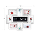 JERRY & MAGGIE - PHOTO FRAME 22X17 - WALL MOUNTING DESIGN - WHITE - Brand New